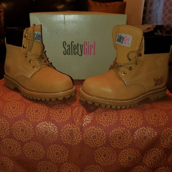 safety girl work boots